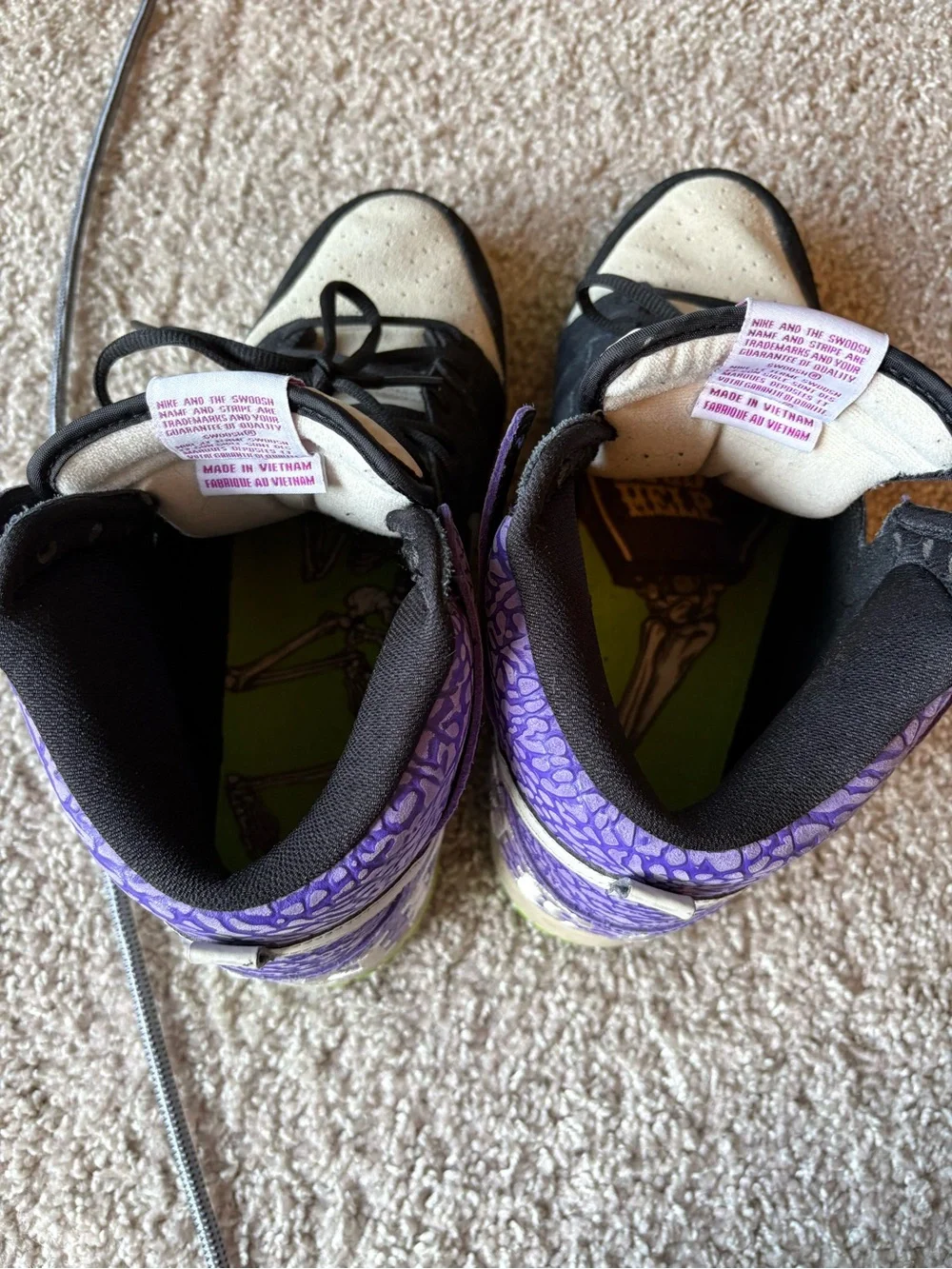Nike SB Dunk High Prm Send Help 2 sz 12